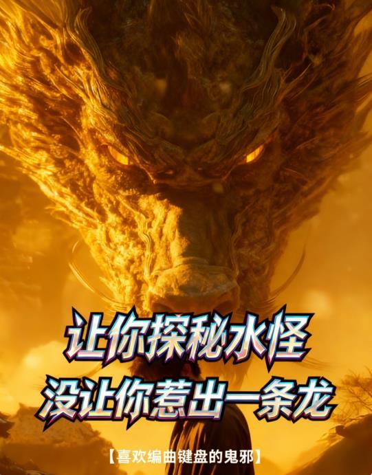 让你探秘水怪，没让你惹出一条龙